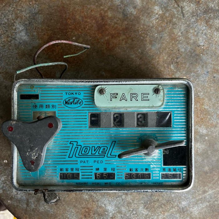 阿公的舊情人 早期 計程車 收費錶 空車 租車 搭車 稀有 絕品 Tokyo 東京