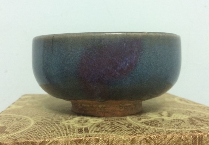 鈞窯紫班窯変灯台 陶芸 古美術 骨董品