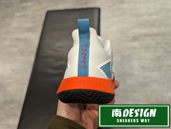 南🔥2023 3月ADIDAS Defiant speed M 網球鞋HQ8456 白藍橘色愛迪達運動
