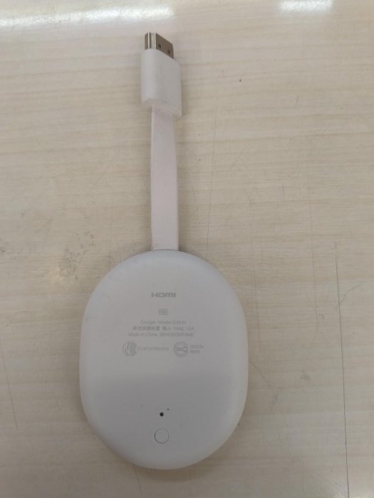 【中古品】Chromecast with Google TV HD G454V Google G454V Chromecast Streaming Stick - White (Open Box