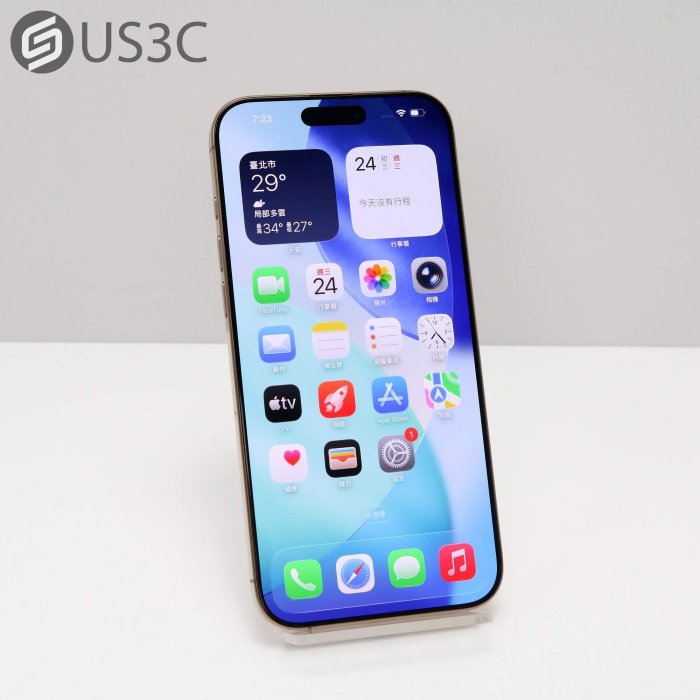 【US3C-小南門店】公司貨 Apple iPhone 16 Pro Max 256G 沙漠色鈦金屬 6.9吋 4800萬像素 二手手機 UCare保固6個月