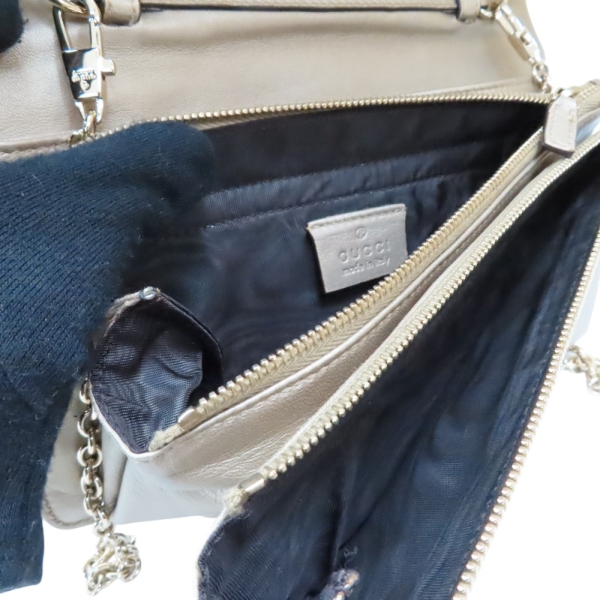 GUCCI 古馳金色蛇皮肩背包#283061 【二手名牌BRAND OFF】 | 購物包/肩