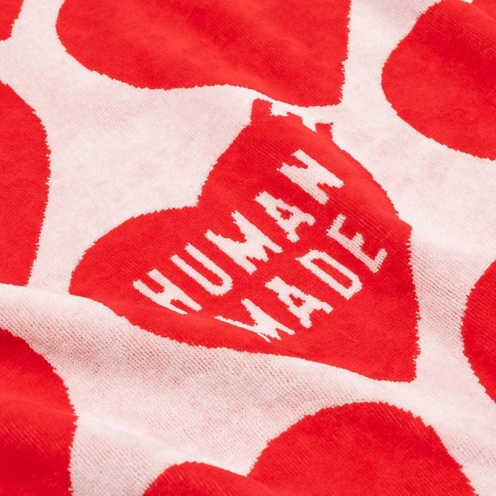 日貨代購CITY】2024SS HUMAN MADE BLANKET TOWEL 愛心毛巾滿版海灘巾