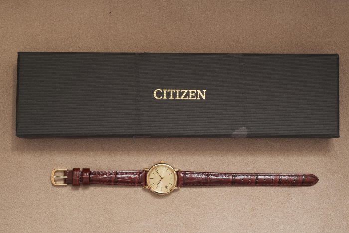 一元起標 CITIZEN E031-S065607 太陽能 女錶