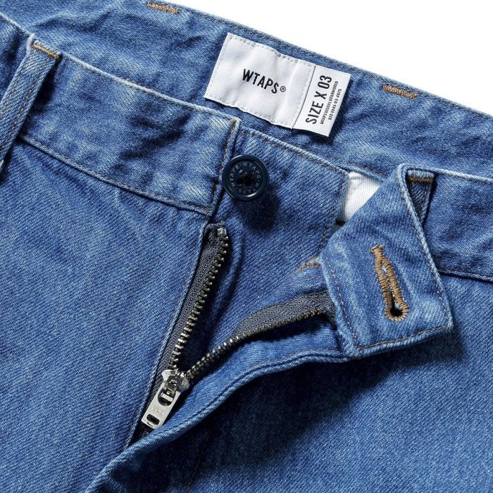 【美品】WTAPS UNION/TROUSERS/COTTON.DENIM XL 希望商店】WTAPS UNION TROUSERS COTTON.DENIM 22AW 錐型寬鬆