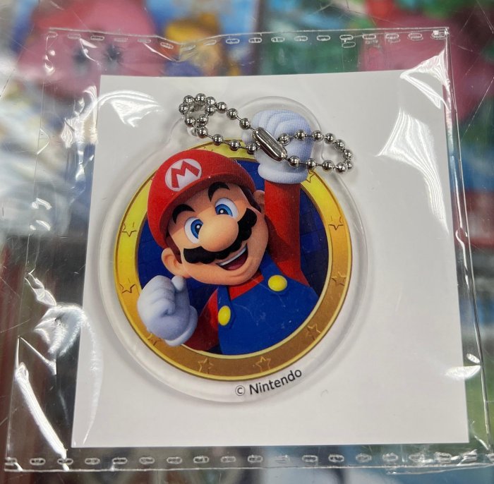 任天堂 超級瑪利歐兄弟 瑪利歐 壓克力 吊飾 MARIO 掛飾 全新品［士林遊戲頻道］