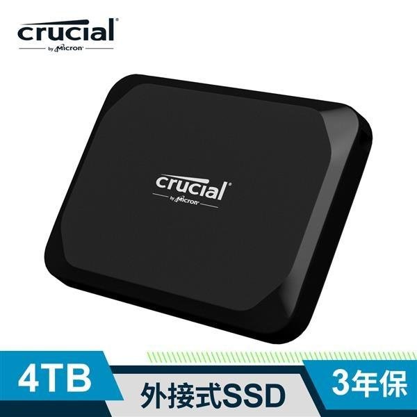 美光Micron Crucial X9 4TB(含稅)T5 EVO XS2000 E61 Crucial X10 Pro ARMOR700 GP30 SL500