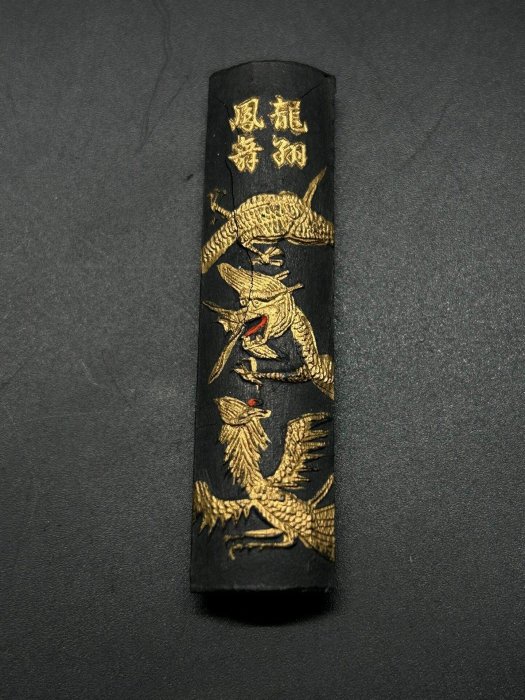 嚴選80年代胡開文龍翔風舞墨原盒未使用，輕巧僅8克，古董收藏推薦竹筆