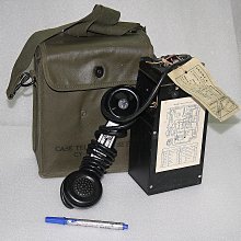 免運費--少有..美國60年代軍用(國軍)野戰有線電話EE-8 .. | Yahoo拍賣
