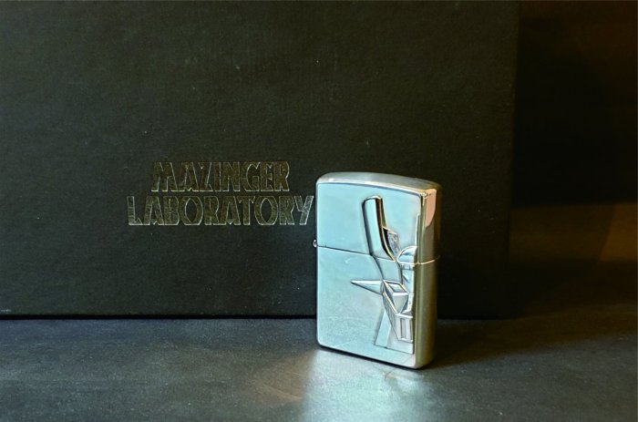 ONE*$1~日系*ZIPPO*MAZINGER-Z《無敵鐵金剛*鈔票夾組》鍍銀/蝕刻