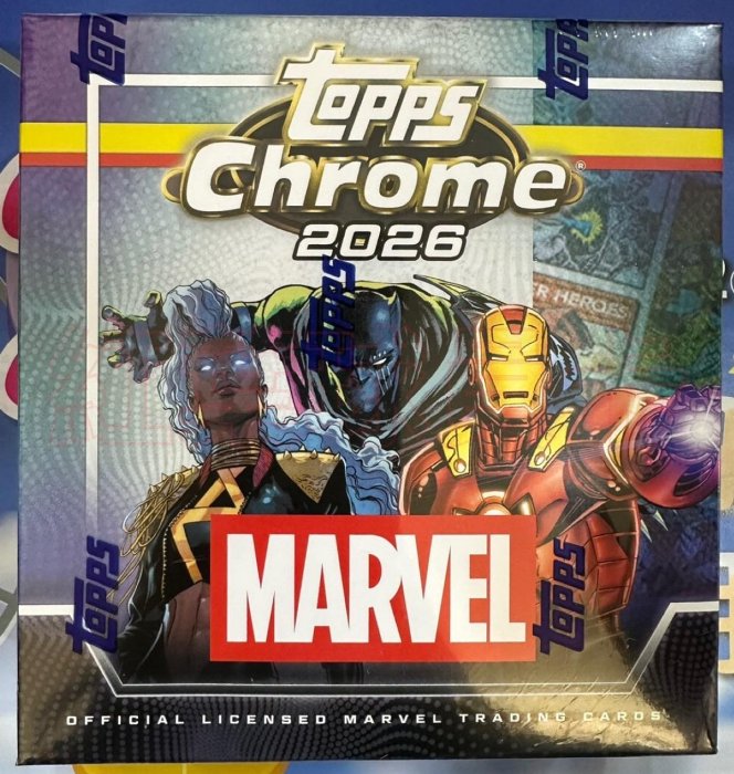 【紅葉球員卡】2026 Topps Chrome Marvel Comics 漫威鉻版系列 Mega 盒卡