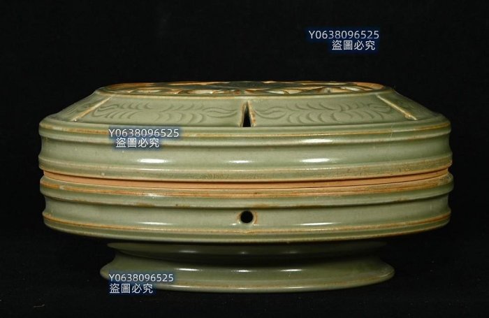 迴流瓷宋越窯密色釉香薰爐，高6.5×14釐米450183 鈞窯汝瓷官窯二手【古