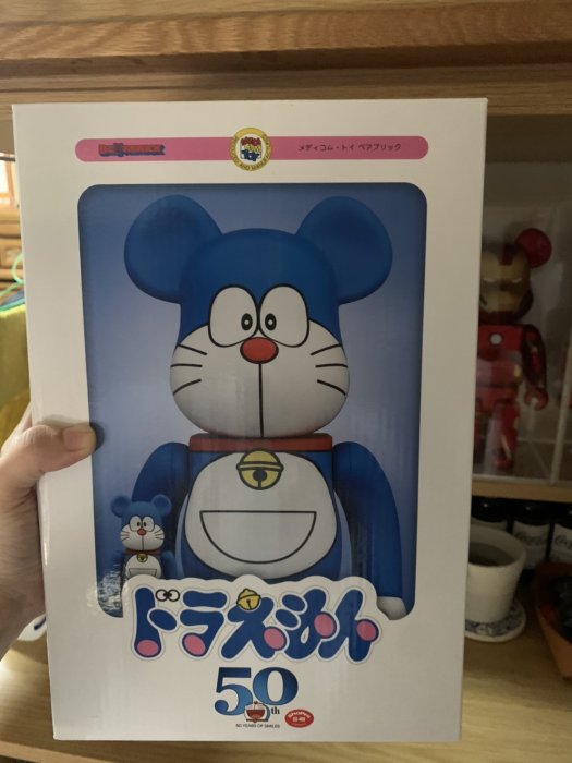 P S]3號5樓全新正版Be@rbrick 50週年ラえもん100%&400% 哆啦a夢小叮噹