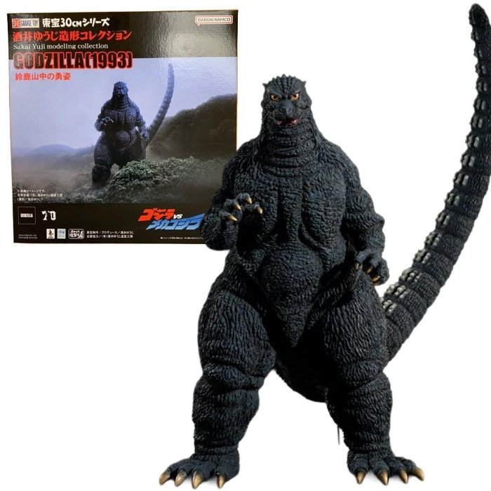 玩具研究中心 現貨k 東寶30CM 酒井裕司系列 哥吉拉(1993) 鈴鹿山中勇者