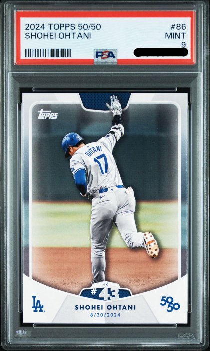PSA9 2024 TOPPS 50/50 SHOHEI OHTANI 大谷翔平#86 SHOHEI OHTANI Los