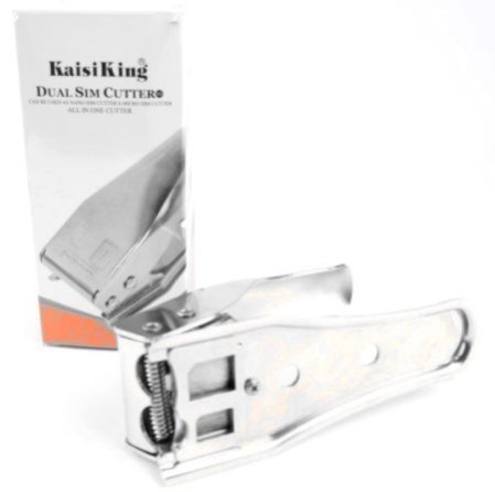 Kaisiking 剪卡器 兩用剪卡器剪卡鉗,雙卡槽 大卡變小卡micro nano卡 SIM卡 剪下卡鉗,送還原卡套