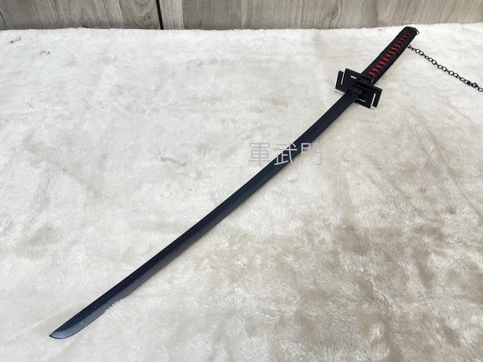 軍武門二館】動漫日本刀《BLEACH》死神黑崎一護卍解天鎖斬月ZS