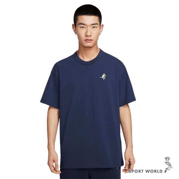 下殺】Nike 短袖上衣男裝純棉河狸印花藍【運動世界】IH0818-410 | NIKE