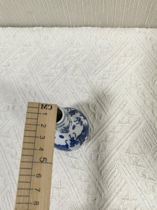嚴選日本回流景德鎮釉下青花雙龍戲珠小壺與花瓶，全新品質如新，值得