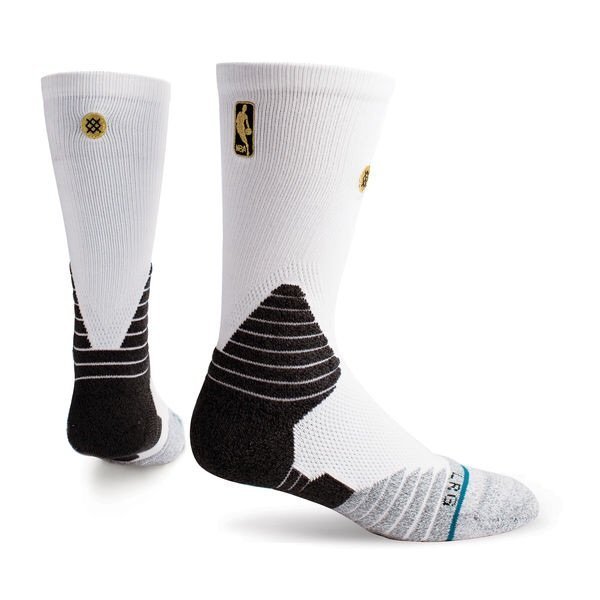 現貨 NBA Stance 559 Solid Crew 球員版 白金 冠軍戰 白色中筒襪 Nike KOBE LEBRON JORDAN elite