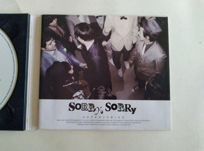 鳳姐嚴選二手唱片】SUPER JUNIOR / THE 3RD ALBUM：SORRY, SORRY B版