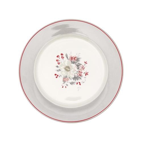 丹麥GreenGate Abella white餐盤25.6cm