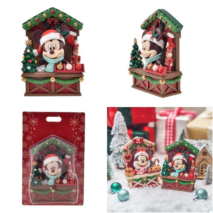 *日式雜貨館*日本迪士尼限定 2025聖誕節限定品 聖誕日曆 倒數聖誕日曆禮盒 聖誕掛簾 聖誕米奇玩偶 米奇聖誕樹造型盒