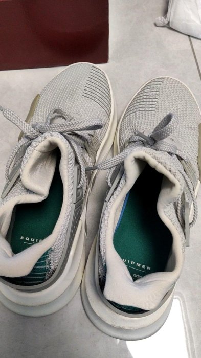 adidas EQT BASK ADV W灰綠運動鞋43碼1雙附鞋盒