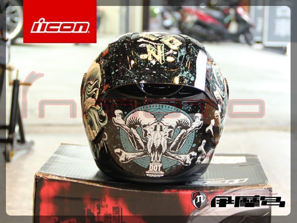 cool motorcycles helmets design Icon Threshold Synthwave Lazer Cobra Modular Motorcycle Helmet 96