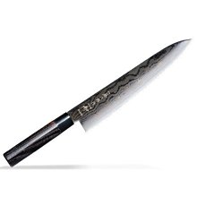 一鑫餐具【日本製TOJIRO 藤次郎作黑疾風牛刀240 m/m FD-1595】24公分