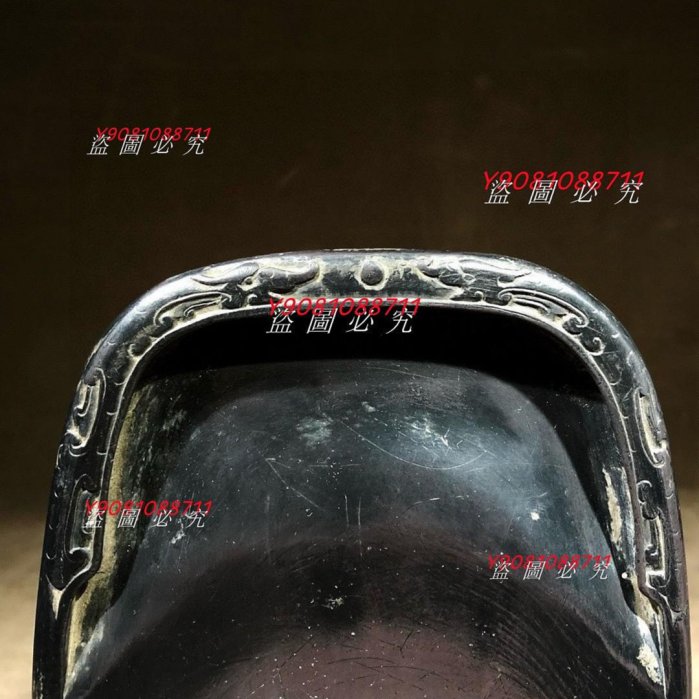 y雙龍戲珠，端硯，硯臺硯形古樸大方，線條流暢自然，帶天然石皮，硯
