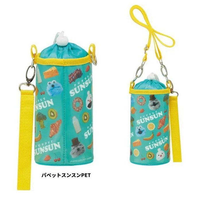 ＊日式雜貨館＊日本限定 帕比順順 sunsun 系列周邊商品 氣墊梳子 吊掛式面紙套 摺疊手提收納籃 自動鉛筆 搖搖筆 環保筷 保鮮盒 水壺套 購物袋 水杯組