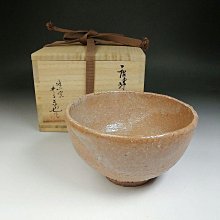 T702茶碗『唐津茶碗』『鏡山窯井上東也作』共箱抹茶碗茶道具