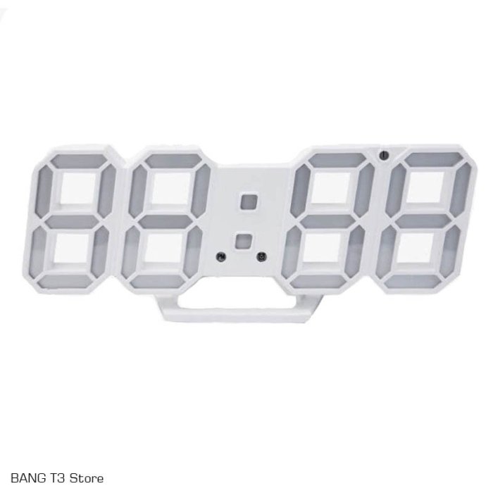 3D數字LED時鐘 鬧鐘 電子鬧鐘 掛鐘 電子時鐘 LED BANG【HF104】