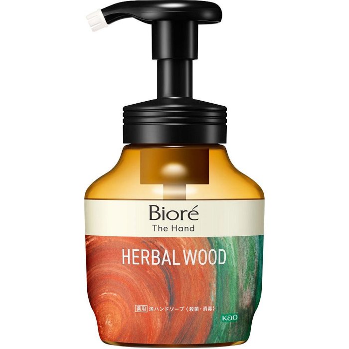 ＊日式雜貨館＊日本製 biore 香氛泡沫洗手乳 280ml  Aesop平替版洗手乳 herbal wood 木質香調 洗手泡沫