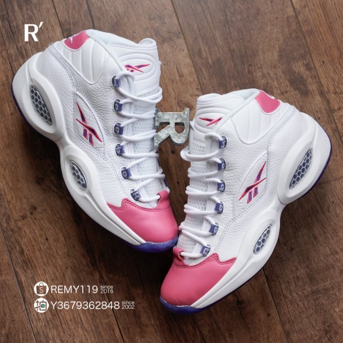 eric emanuel reebok question pink