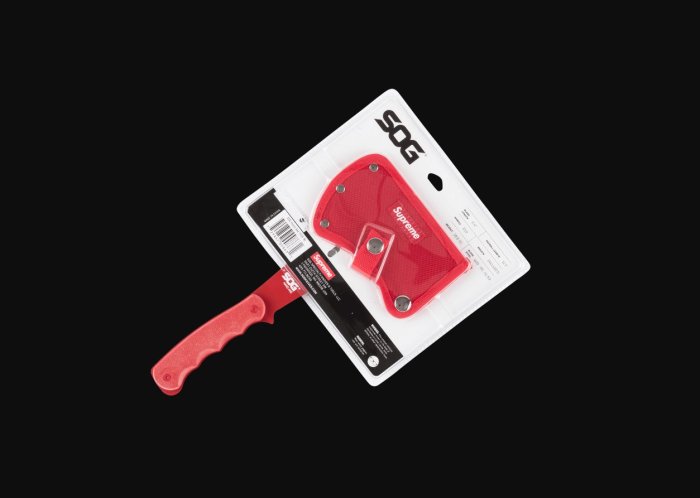 希望商店】Supreme x SOG Hand Axe 18SS 露營工具防身斧頭| Yahoo拍賣