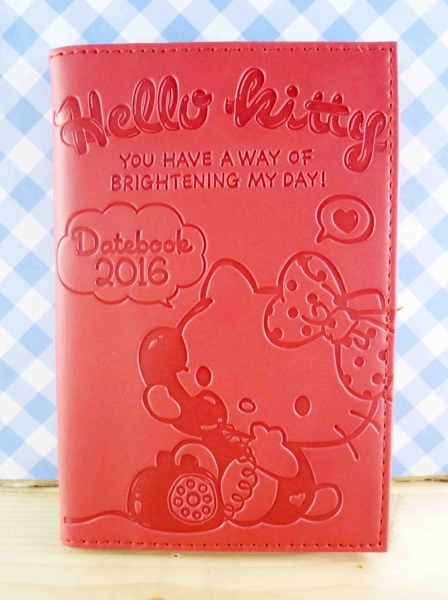 【震撼精品百貨】Hello Kitty 凱蒂貓~kitty證件套-紅電話