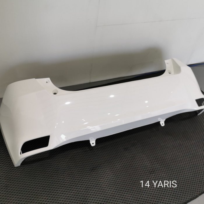 威德汽車精品 豐田 TOYOTA 14-18 YARIS 原廠 後保桿 含烤漆 材質PP 各車色皆有