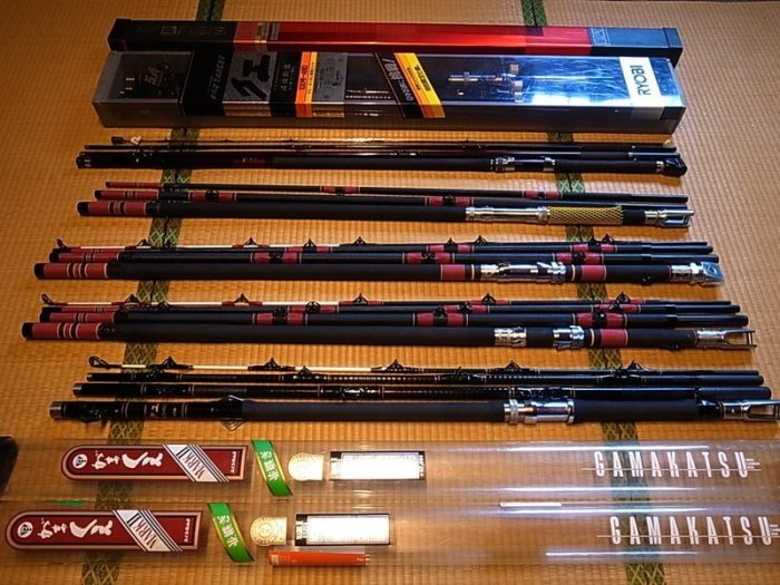 磯竿 RYOBI100號石鯛竿重磯竿GAMAKATSU-70號底物daikoh480HH千里馬放