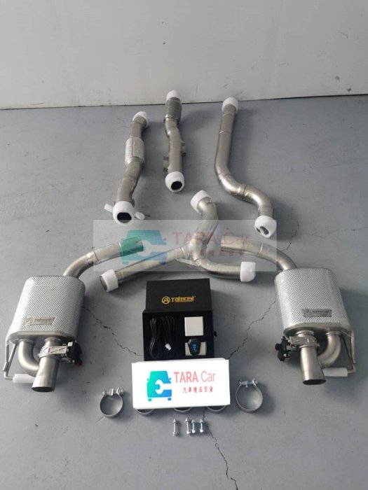 電子遙控閥門 / 改裝 遙控排氣閥門+控制器組 各種車型通用 BENZ W205 W204 W213 W117 中尾段