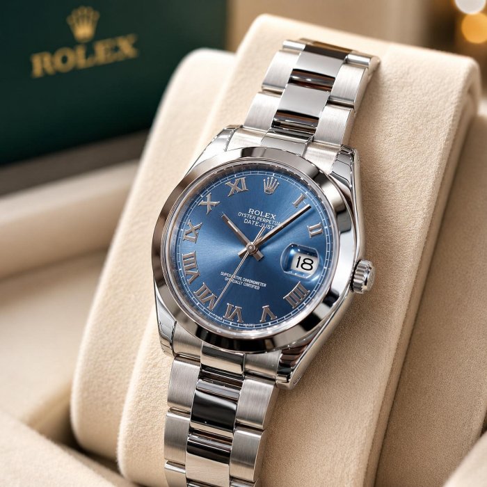 【個人藏錶】 ROLEX 勞力士 116300 藍色面盤+羅馬數字時標 日期窗 三版帶 41mm 126300
