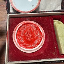 嚴選日本回流青花印泥盒，乾隆年制寄托款雕工精美料足全新青花印泥盅款