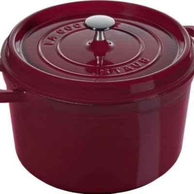 法國Staub La Cocotte 24cm 鑄鐵鍋加深鍋琺瑯鍋圓形湯鍋燉鍋多色任選