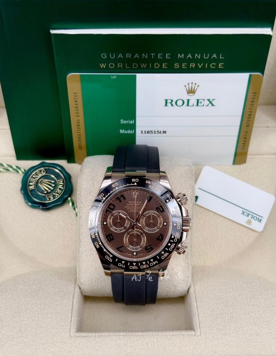 【現貨】Rolex 勞力士 迪通拿 Daytona 116515 巧克力面 116515LN 19年 阿拉伯數字 非116518 116519