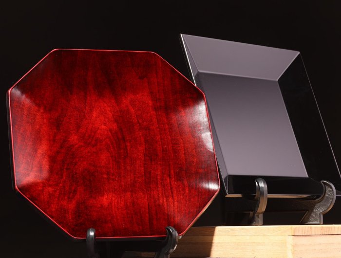 漆器 蓋付き器 黒色 金色帯　塗師　宗明　食籠 漆器 蓋付き器 黒色 金色帯 塗師 宗明 食籠