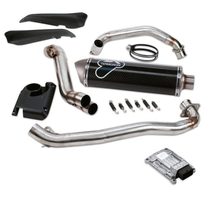 DNS部品 Ducati Termignoni Hypermotard 796 碳纖維全段排氣管 ECU 空濾 套組 Ducati Performance