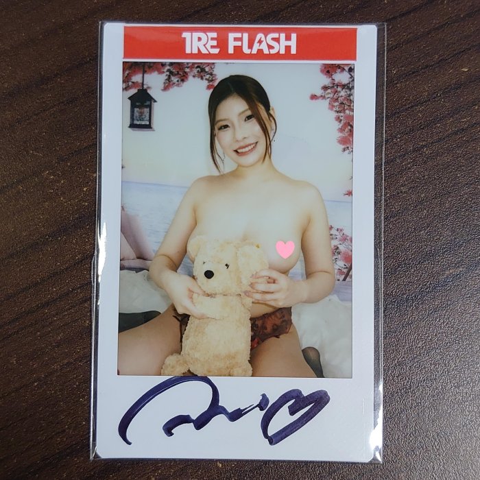 「小米九九」2026 TRE紅人展 FACECARD 神木麗 爆乳露點 簽名拍立得 限量79張
