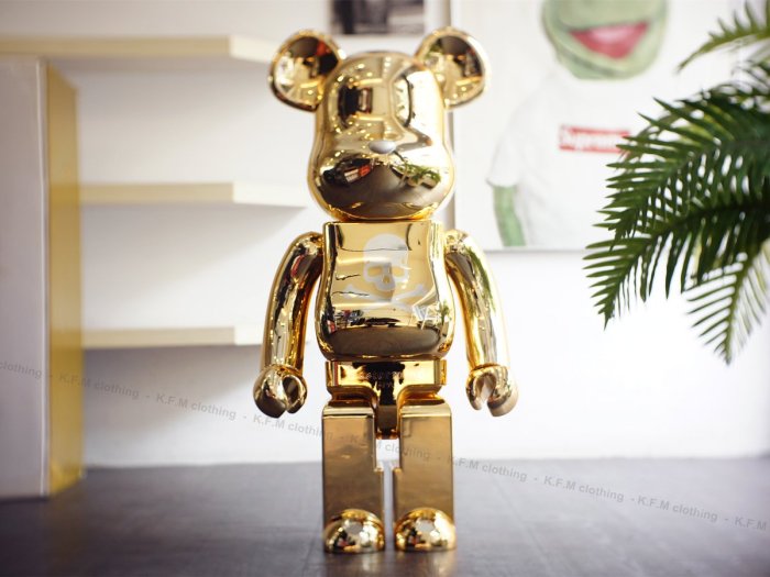 BE@RBRICK - BE@RBRICK mastermind JAPAN 1000％ GOLD Mastermind Japan Gold 1000% Bearbrick by Medicom