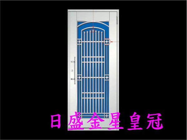 ☎日盛門窗行✦不鏽鋼門組１６✦兩年保固免運費✦不銹鋼門 白鐵門 防盜門 大門 後門